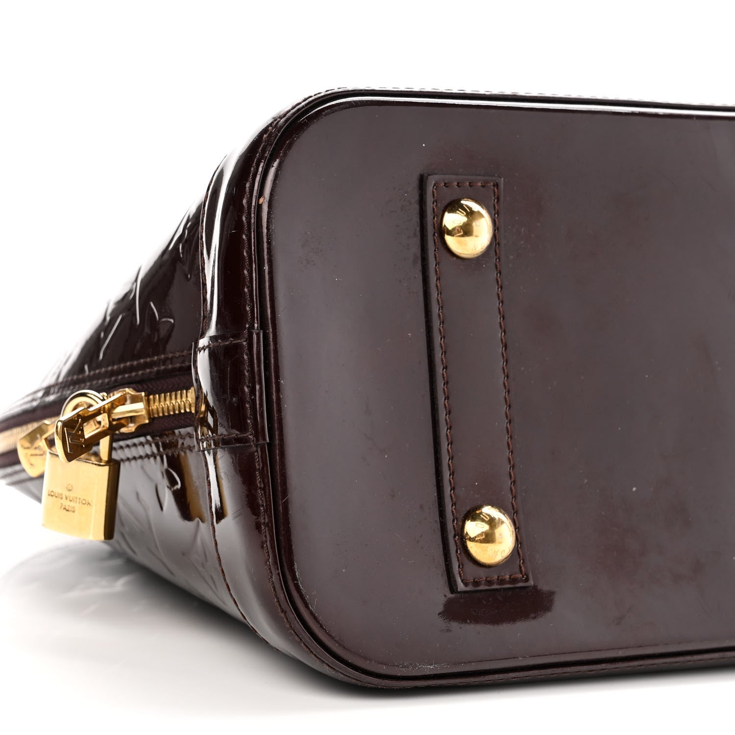 Louis Vuitton Vernis Alma PM Amarante 9 of 11