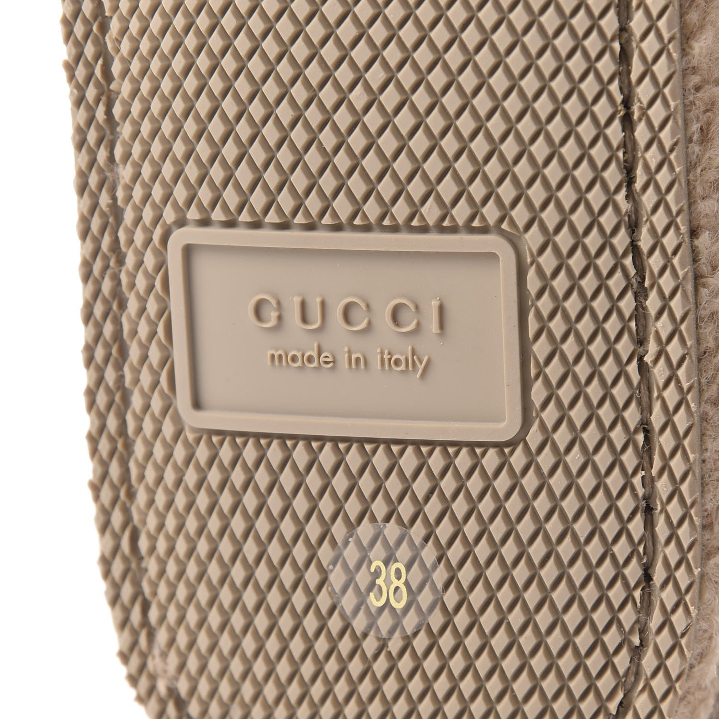Canvas Wool Lame GG Monogram Womens Fria Horsebit Ankle Boots 38 Gardenia Silver Butterscotch