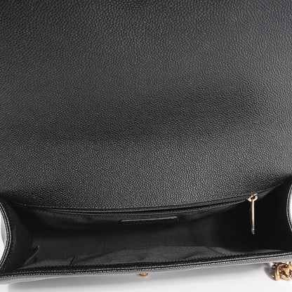 Chanel Caviar Quilted New Medium Boy Flap Black 7 of 9