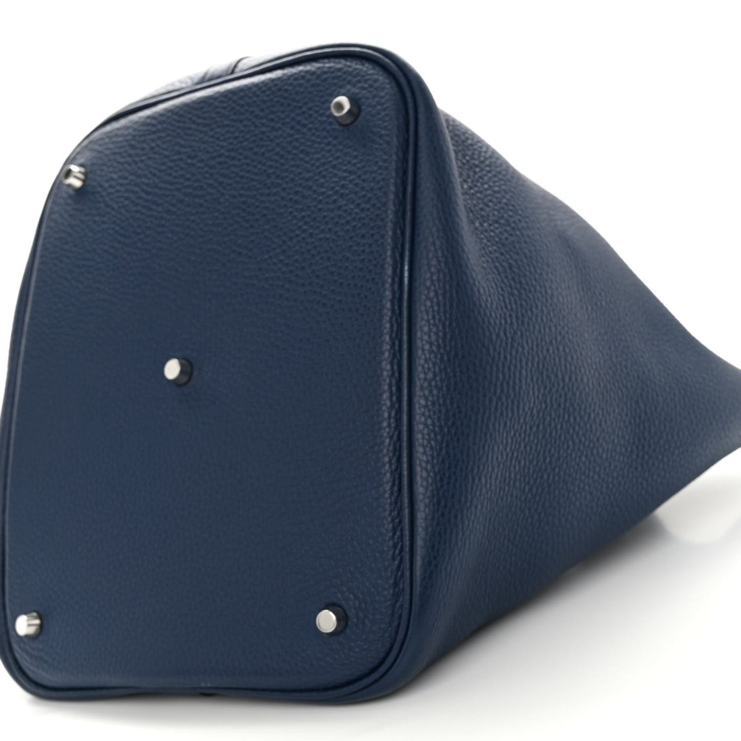 Taurillon Clemence Picotin Lock 26 GM Bleu Saphir