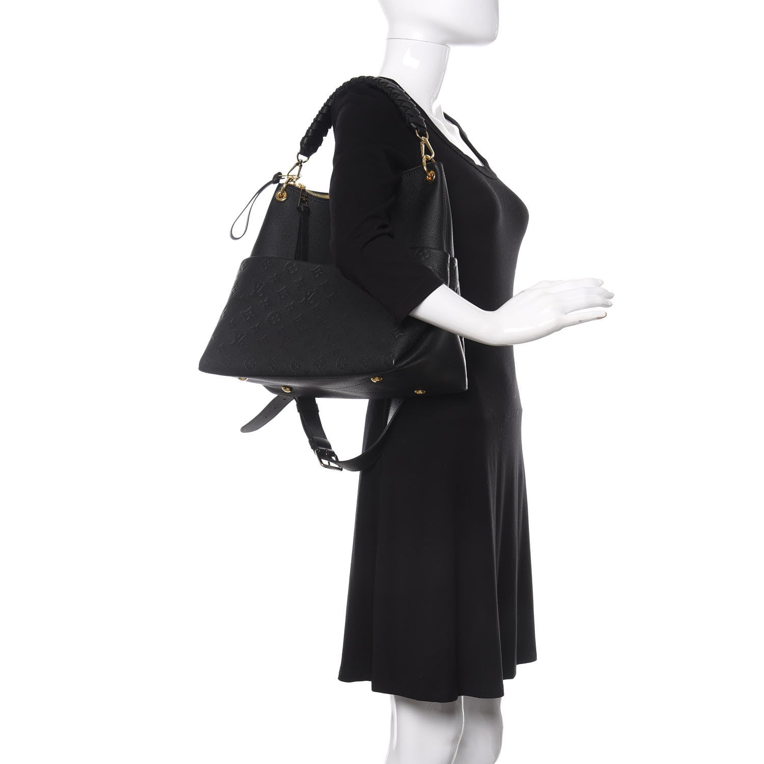 Louis Vuitton Empreinte Maida Hobo Black 3 of 11