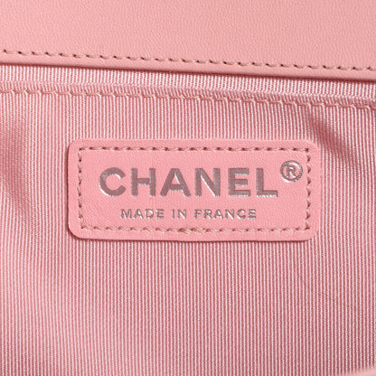 Chanel Lambskin Quilted Medium Boy Flap Light Pink 7 of 9