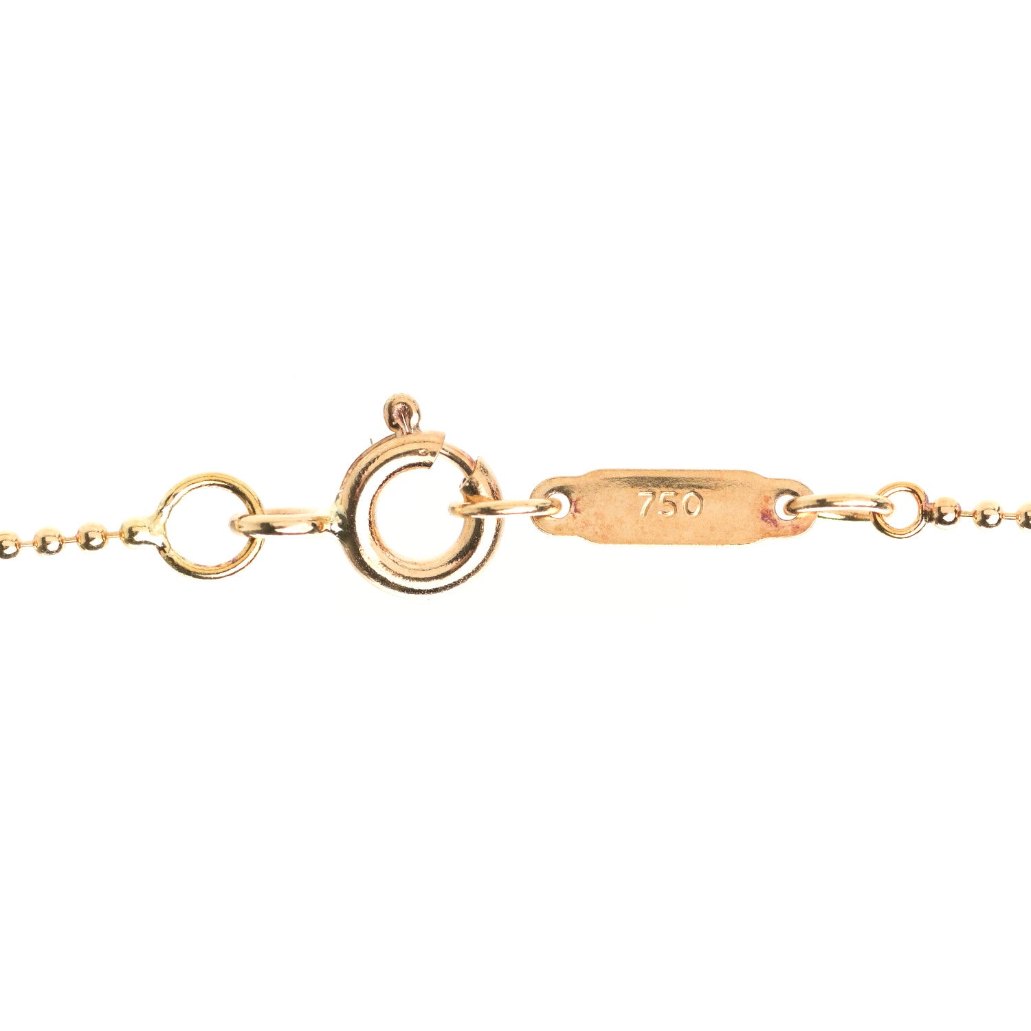 Tiffany 18K Yellow Gold Heart Locket Pendant Necklace 7 of 8