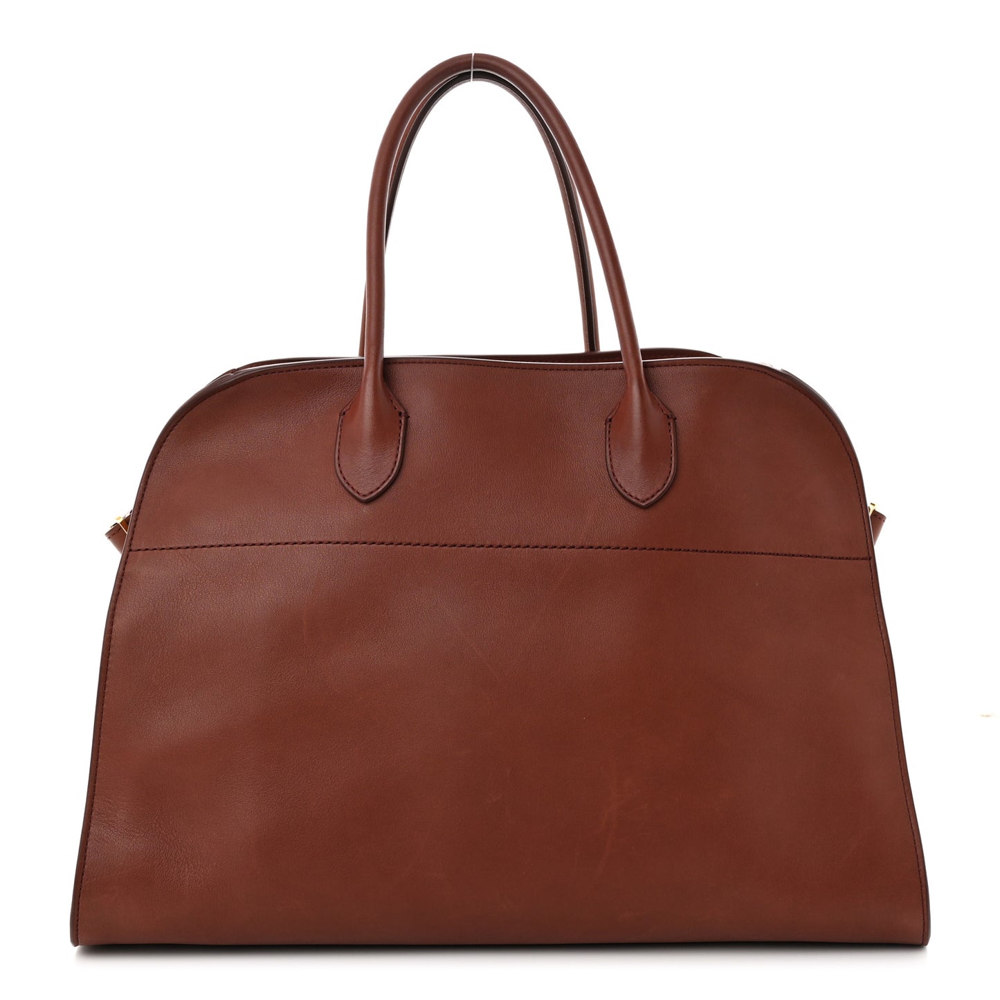 Polished Saddle Calfskin Soft Margaux 15 Cognac