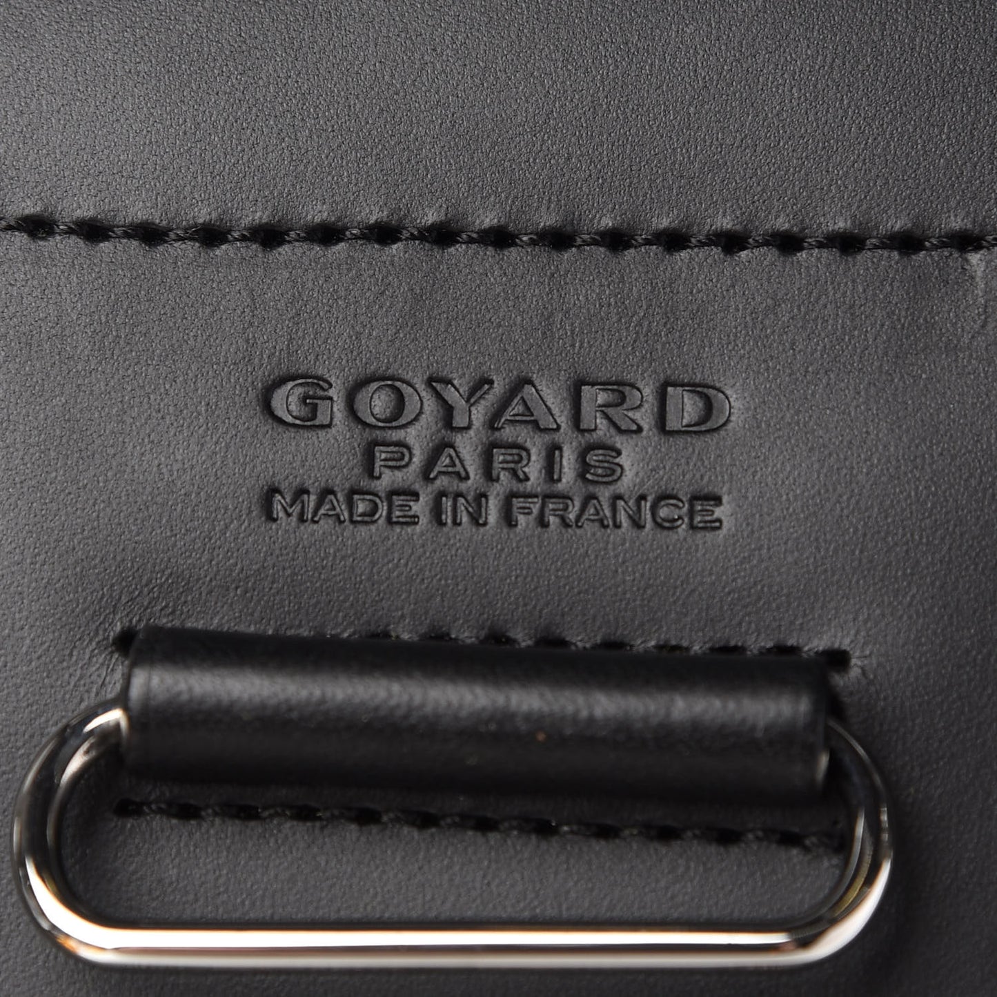 Goyardine Calfskin Alpin MM Backpack Black