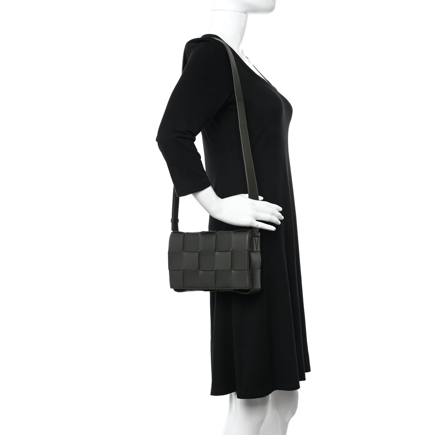 Lambskin Maxi Intrecciato Cassette Crossbody Bag Camping