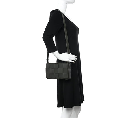 Bottega Veneta Lambskin Maxi Intrecciato Cassette Crossbody Bag Camping 2 of 12