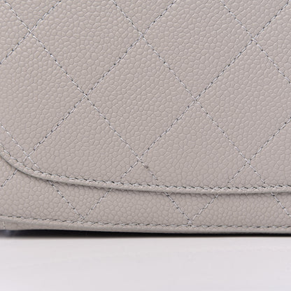 Chanel Caviar Quilted Small Camera Case Grey 10 of 11