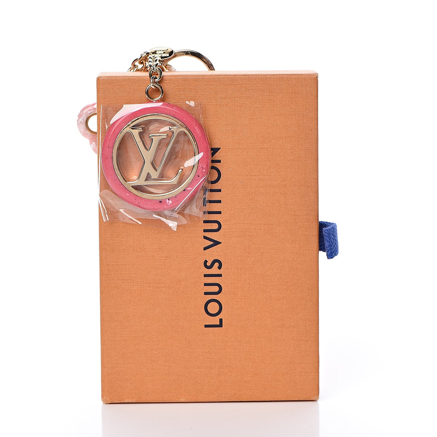 Colorline Bag Charm Key Holder Pink Glitter