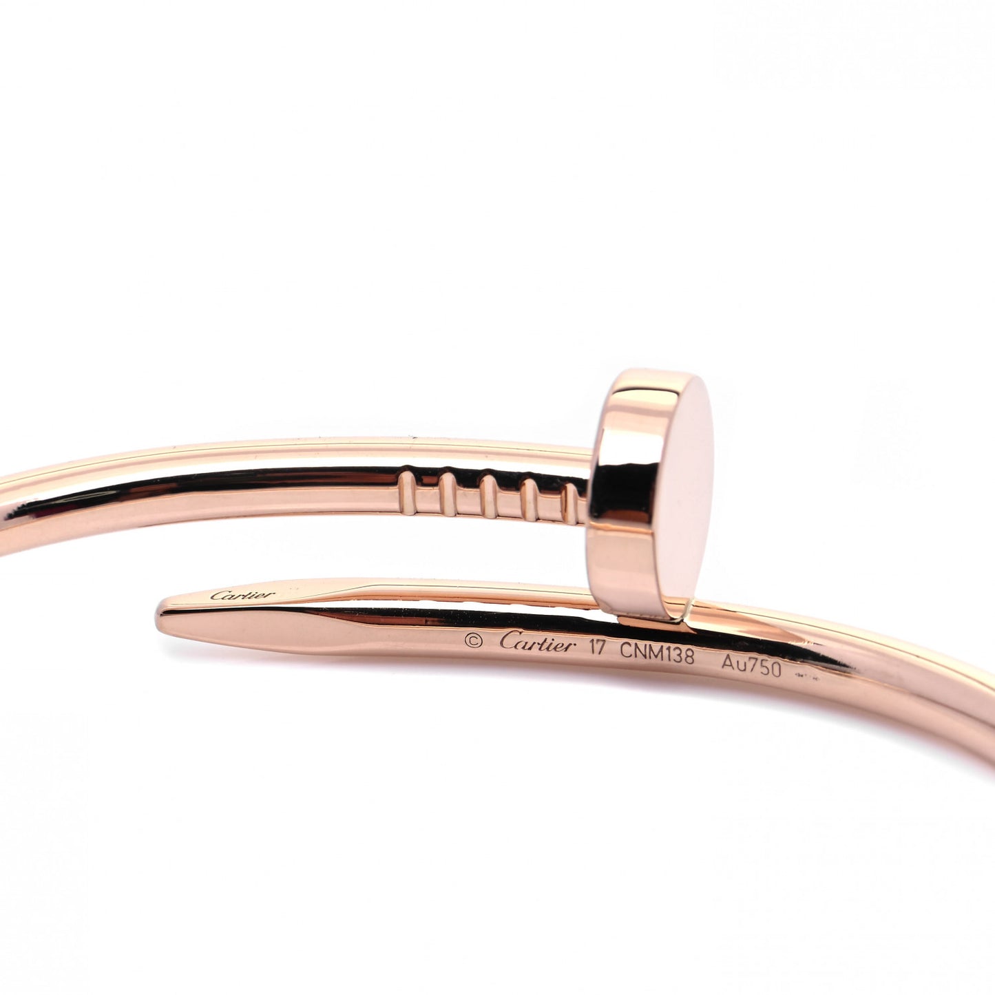 18K Pink Gold Juste Un Clou Bracelet 17