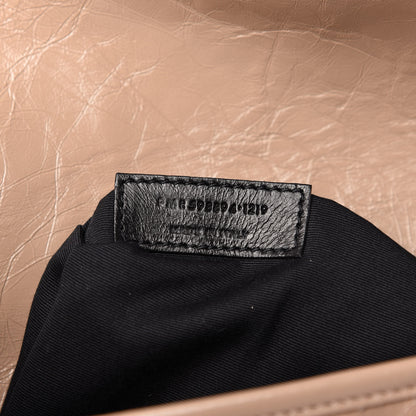 Saint Laurent Crinkled Calfskin Matelasse Monogram Medium Niki Chain Satchel Light Taupe 9 of 10