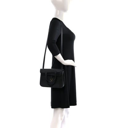 Hermes Taurillon Clemence Halzan 25 Black 2 of 10