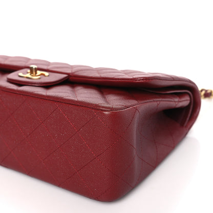 Chanel Iridescent Caviar Quilted Jumbo Double Flap Burgundy 10 of 10
