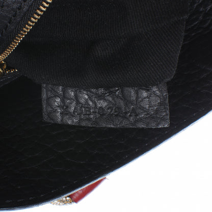 Valentino Garavani Leather Serpent Tote Black 8 of 11