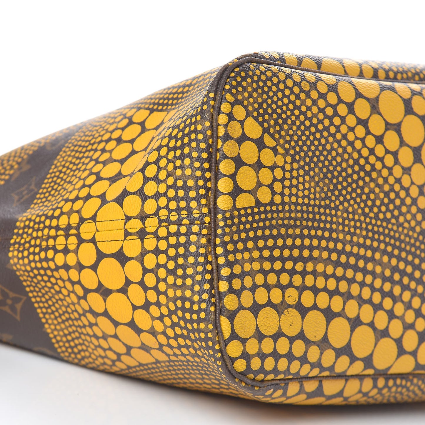 Monogram Kusama Waves Neverfull MM Yellow