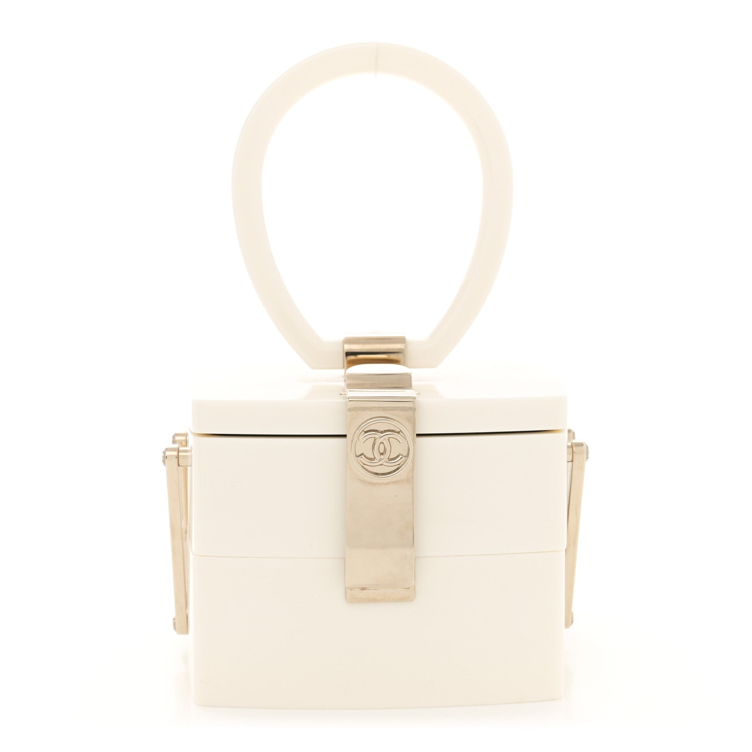 Chanel Plexiglass Vanity Box Ivory 1 of 9