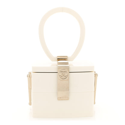 Chanel Plexiglass Vanity Box Ivory 1 of 9