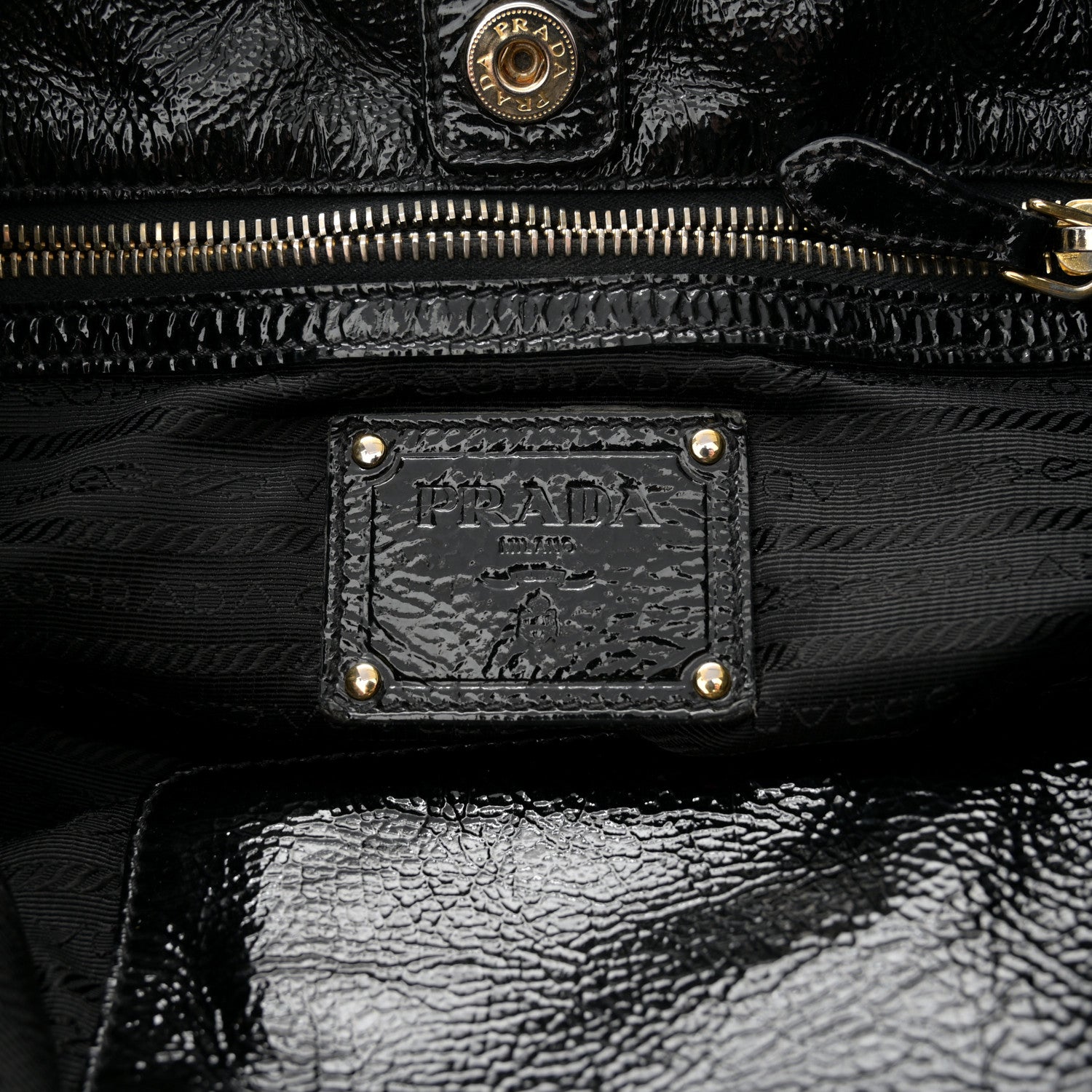 Prada Tessuto Nylon Spazzolato Tote Black 6 of 16
