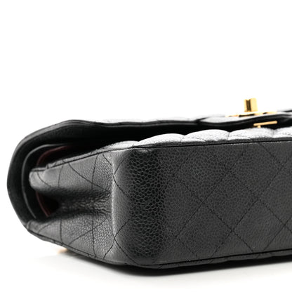 Chanel Caviar Quilted Small Double Flap Black 9 of 10