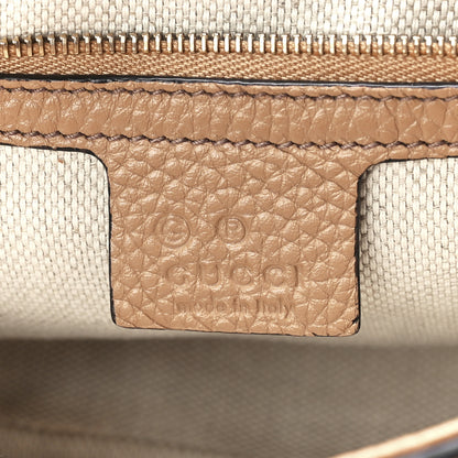 Gucci Pebbled Calfskin Medium Soho Flap Crossbody Camelia 5 of 11