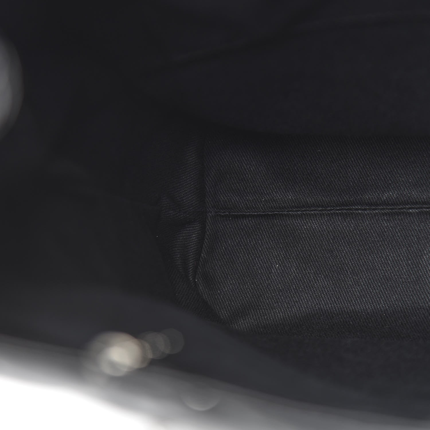 Chanel Vinyl Quilted In The Business North South Tote Black 11 of 16