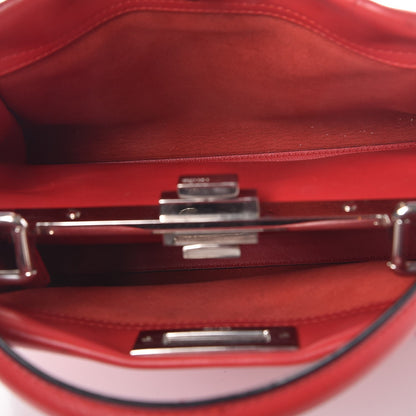 Fendi Calfskin Lace Up Medium Peekaboo Iconic Satchel Caipiroska 5 of 12
