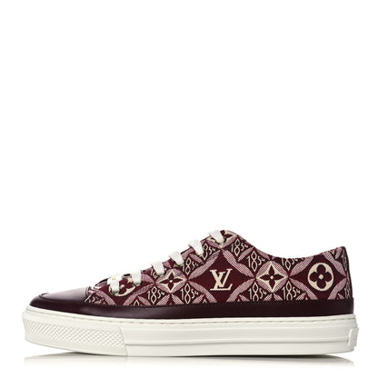 Louis Vuitton Jacquard Since 1854 Stellar Sneakers 37 Bordeaux 1 of 7