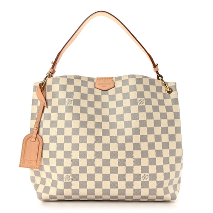 Louis Vuitton Damier Azur Graceful PM Rose Ballerine 1 of 9