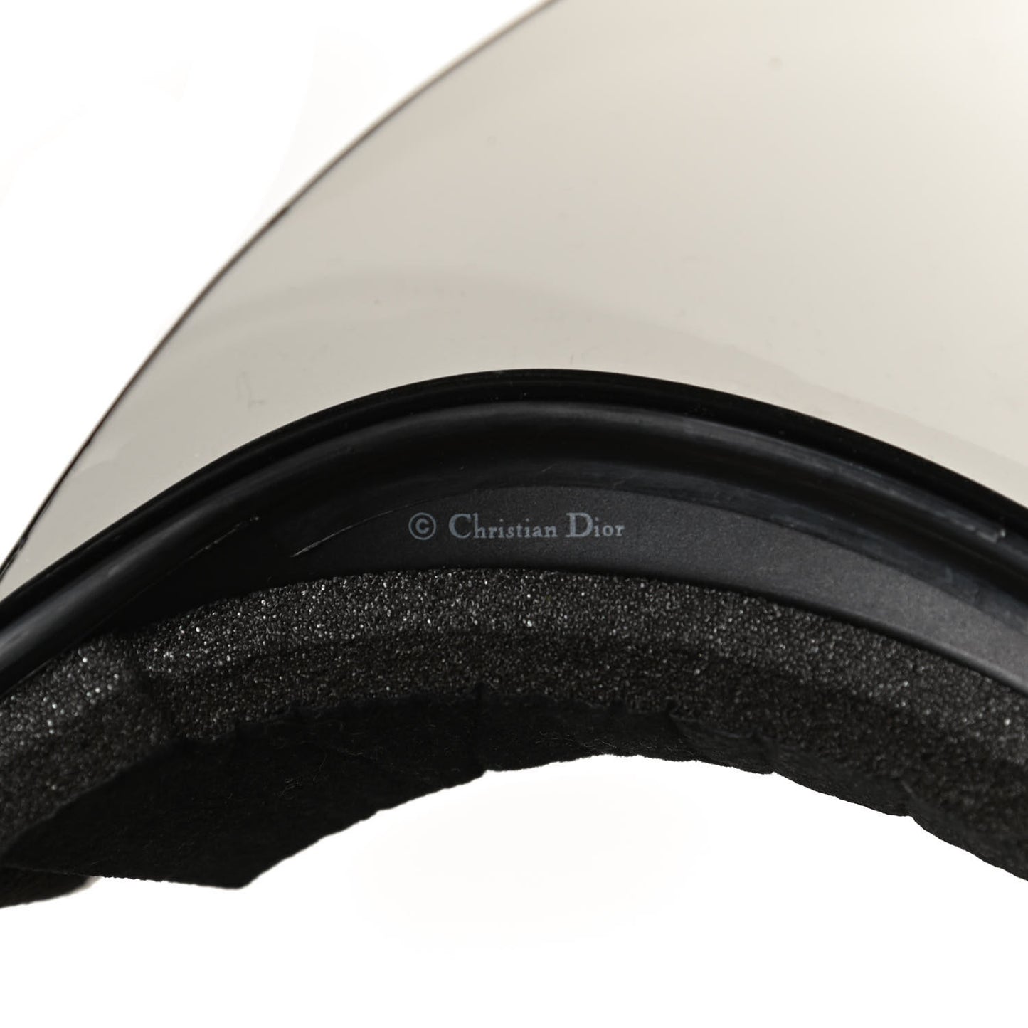 Mirrored DiorClubV1U Sun Visor Black