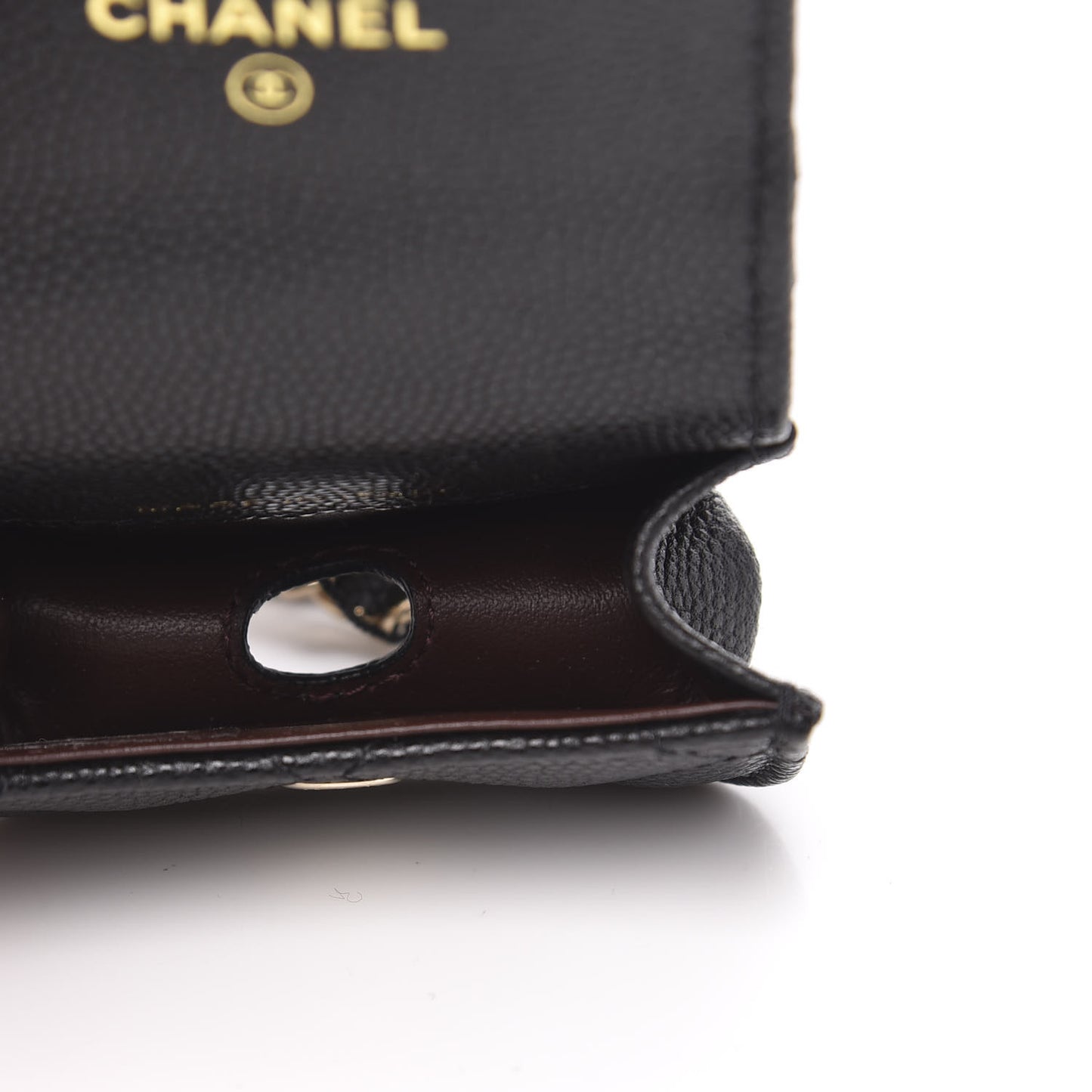 Caviar Quilted Airpods Pro Case Black