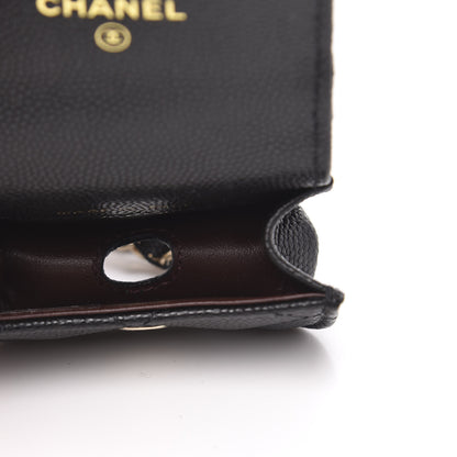 Chanel Caviar Quilted Airpods Pro Case Black 5 of 9