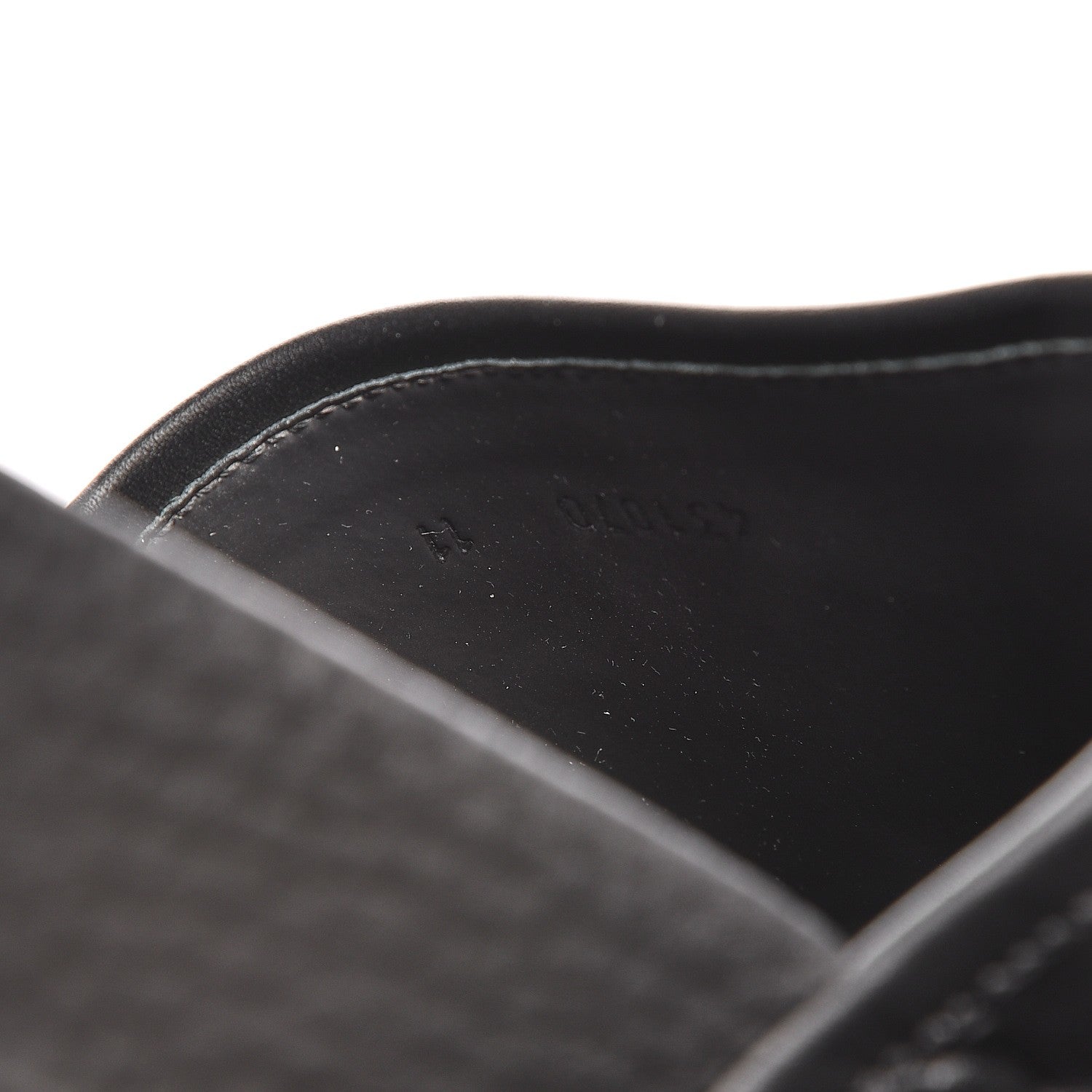 Gucci Guccissima Mens Lug Sole Slide Sandals 11 Black 8 of 9