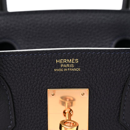 Hermes Togo Birkin 30 Bleu Nuit 6 of 13