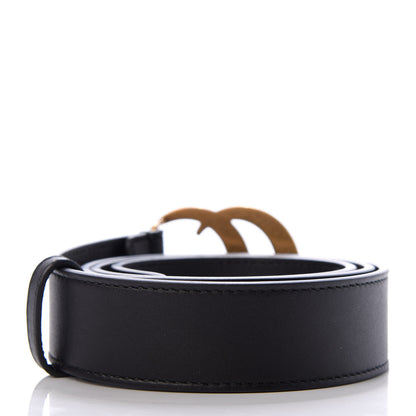 Gucci Calfskin Double G 30mm Belt 85 34 Black 2 of 4