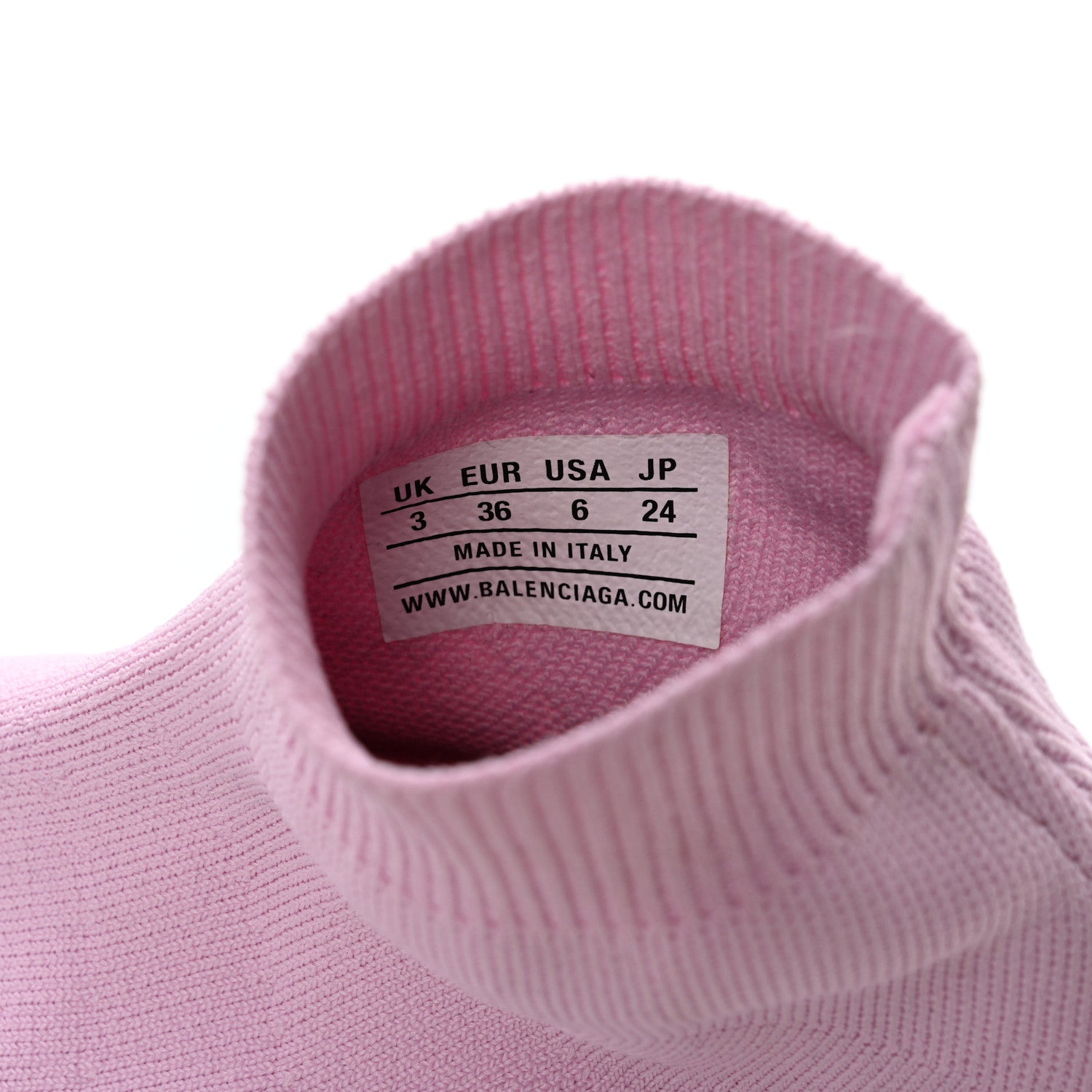 Balenciaga Technical 3D Recycled Knit Womens Speed 2.0 Sneakers 36 Monocolor Light Pink 8 of 10