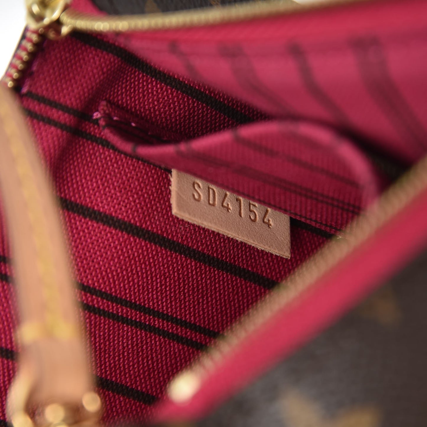 Monogram Neverfull MM GM Pochette Pivoine