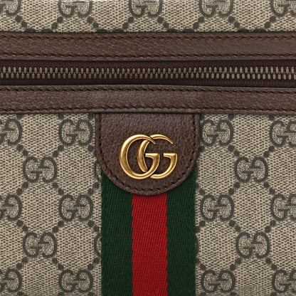 Gucci Soft GG Supreme Monogram Medium Ophidia Belt Bag Dark Brown 7 of 9
