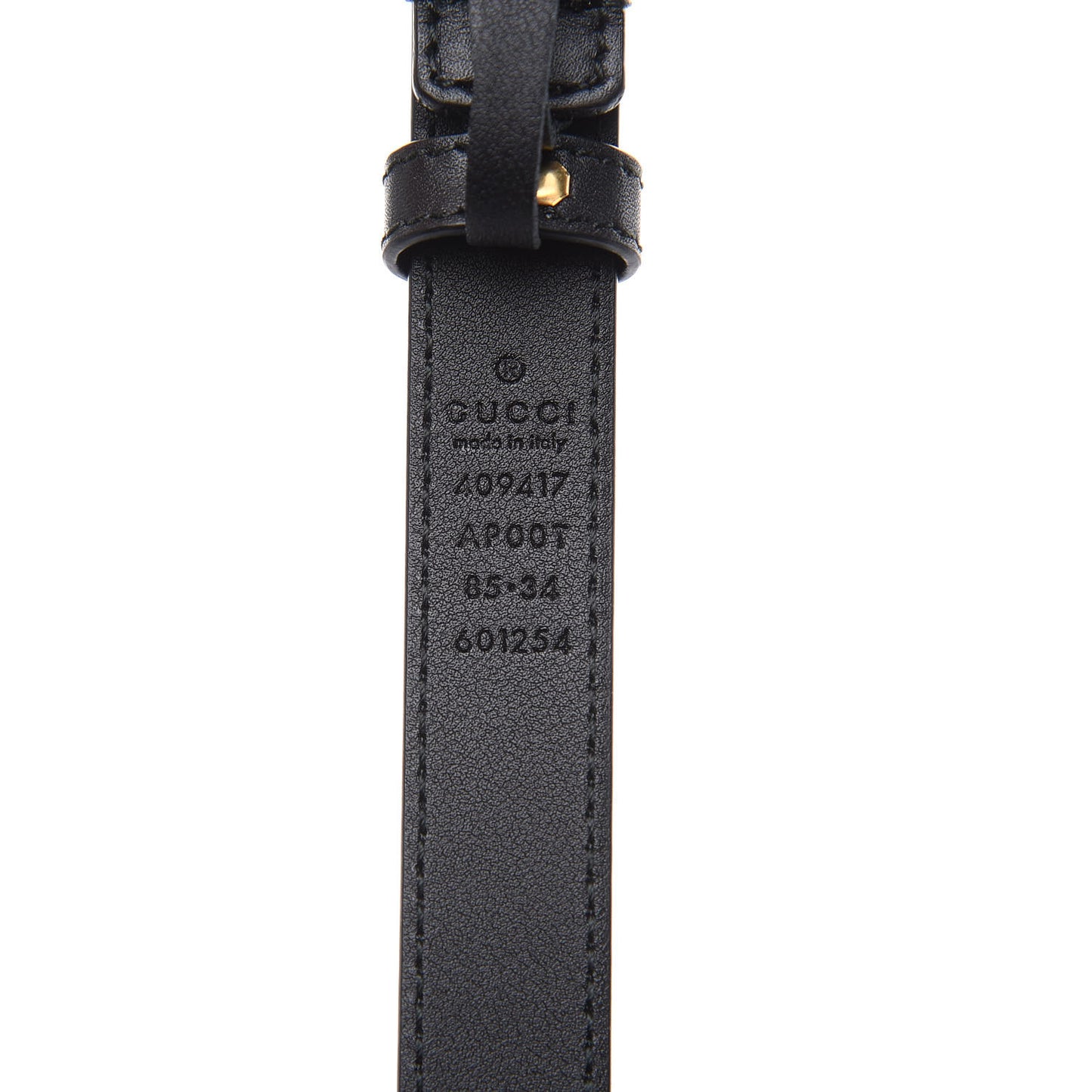 Calfskin Double G 20mm Belt 85 34 Black