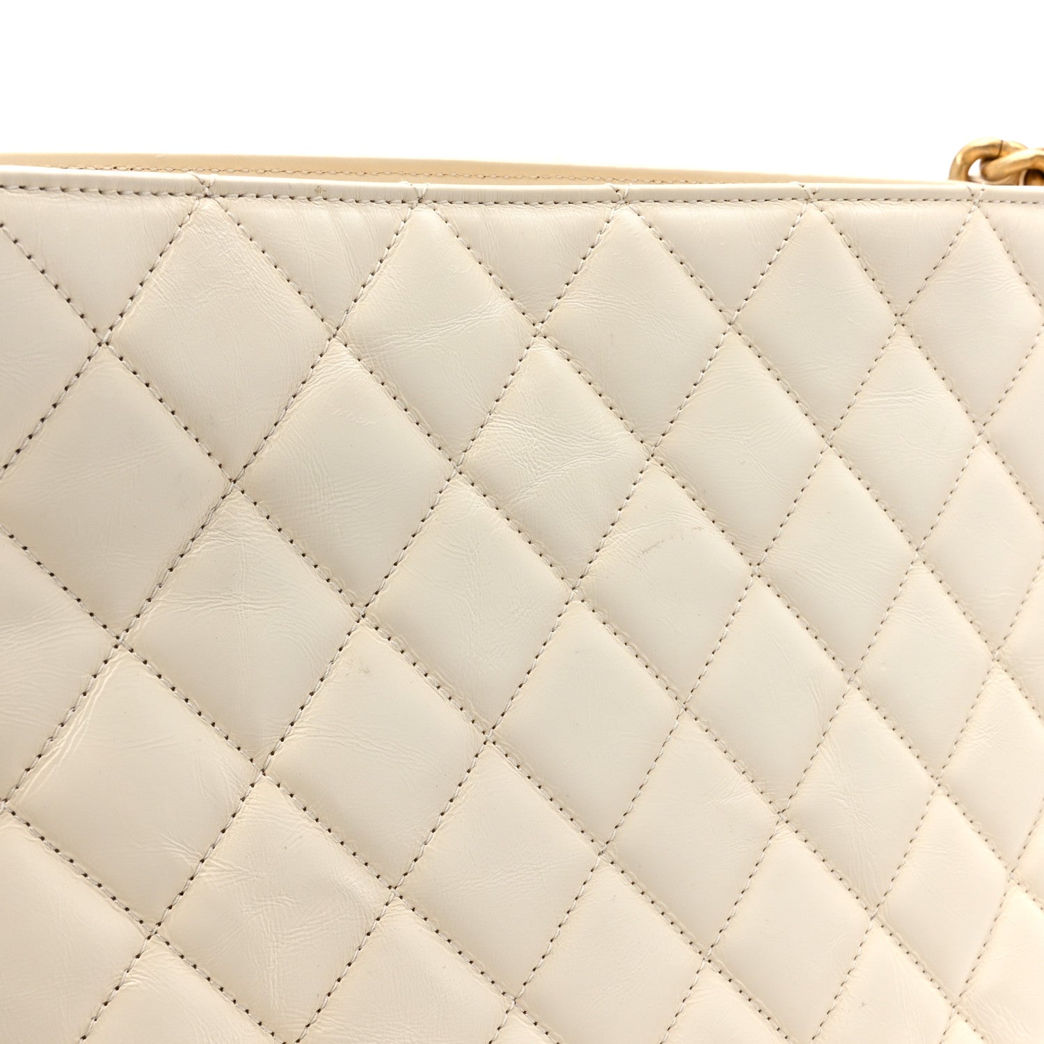 Chanel Crumpled Calfskin En Vogue Rope Hobo Bag White 11 of 15