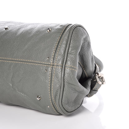 Chloe Calfskin Medium Paddington Satchel Gris Vert 9 of 14