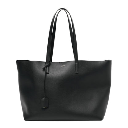 Saint Laurent Calfskin Large Shopping Tote Black 3 of 10
