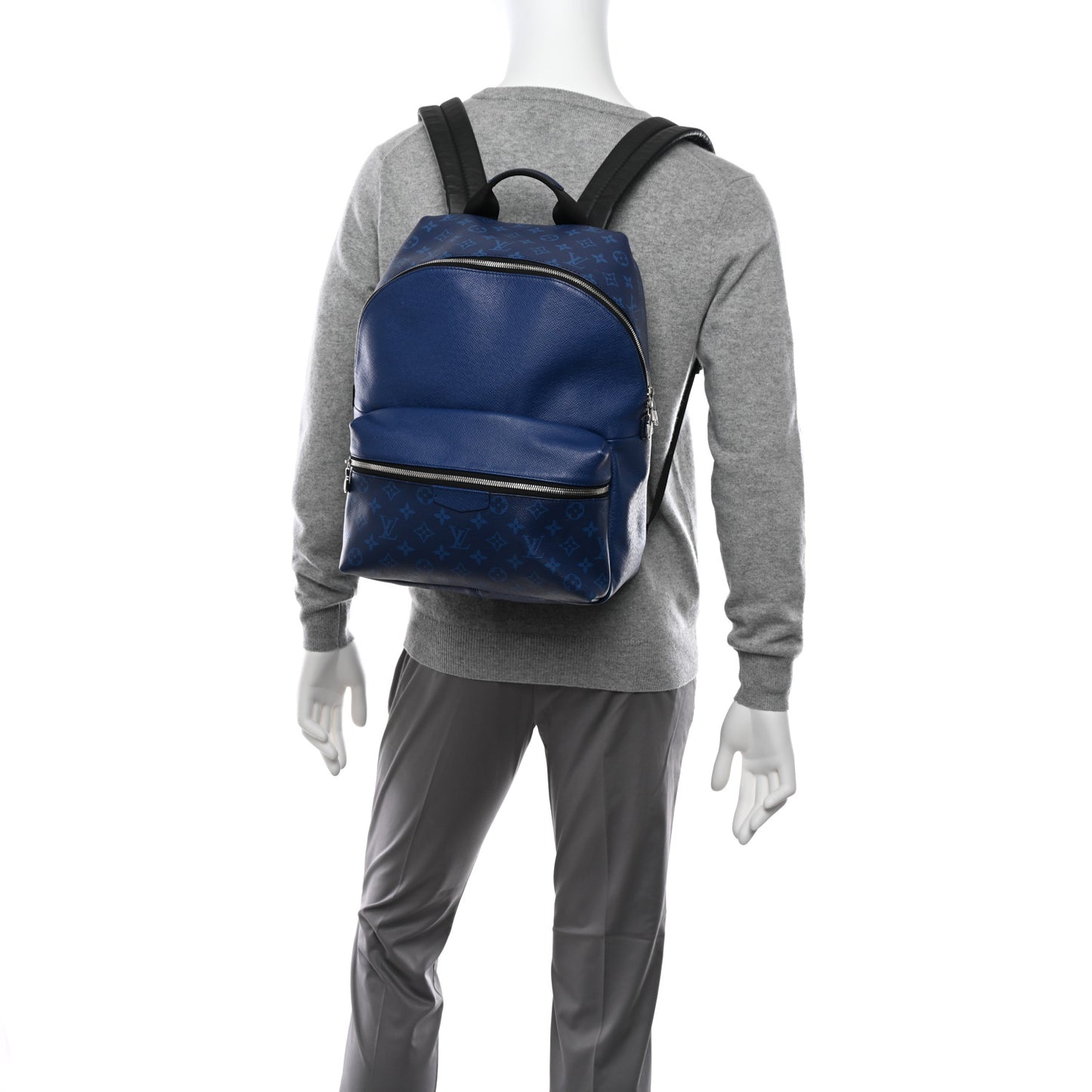 Taiga Monogram Discovery Backpack PM Cobalt