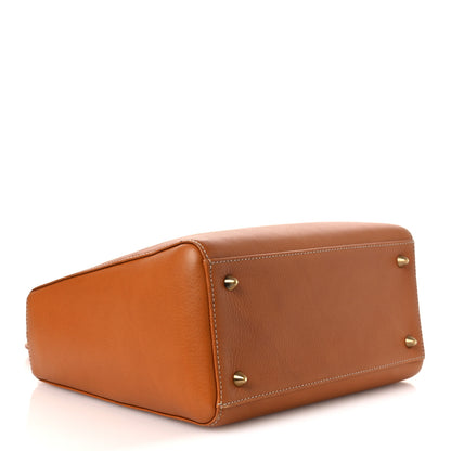 Christian Dior Grained Calfskin Medium Lady Dior Brown 4 of 13