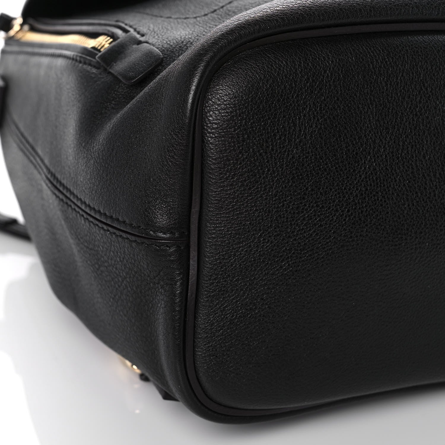Chloe Suede Calfskin Faye Backpack Black 7 of 10