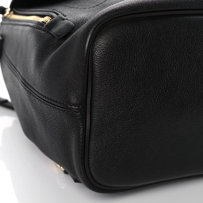 Chloe Suede Calfskin Faye Backpack Black 7 of 10