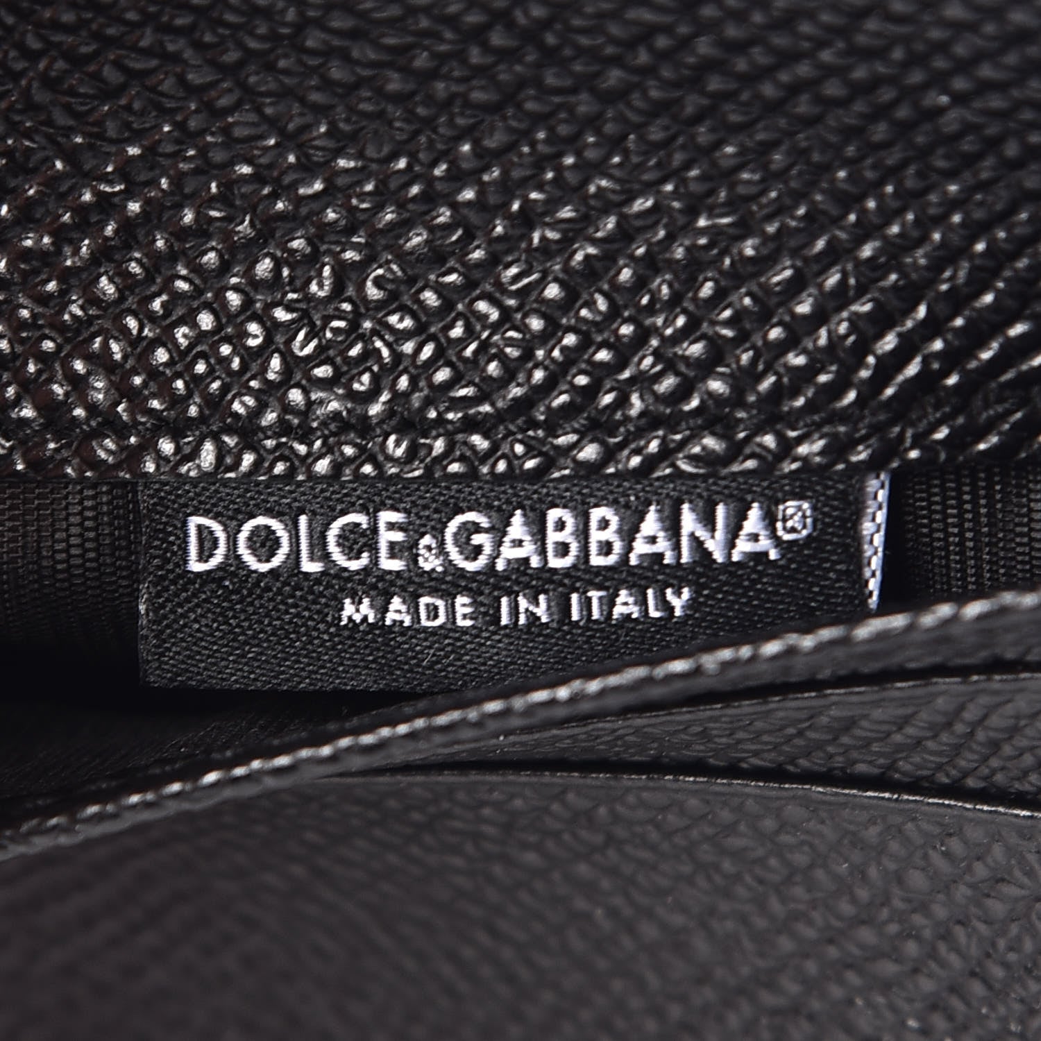 Dolce & Gabbana Dauphine French Flap Wallet Black 6 of 6