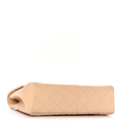 Chanel Caviar Quilted Jumbo Single Flap Beige 4 of 14