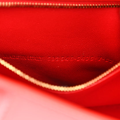 Balenciaga Shiny Box Calfskin Small Hourglass Top Handle Bag Bright Red 7 of 11