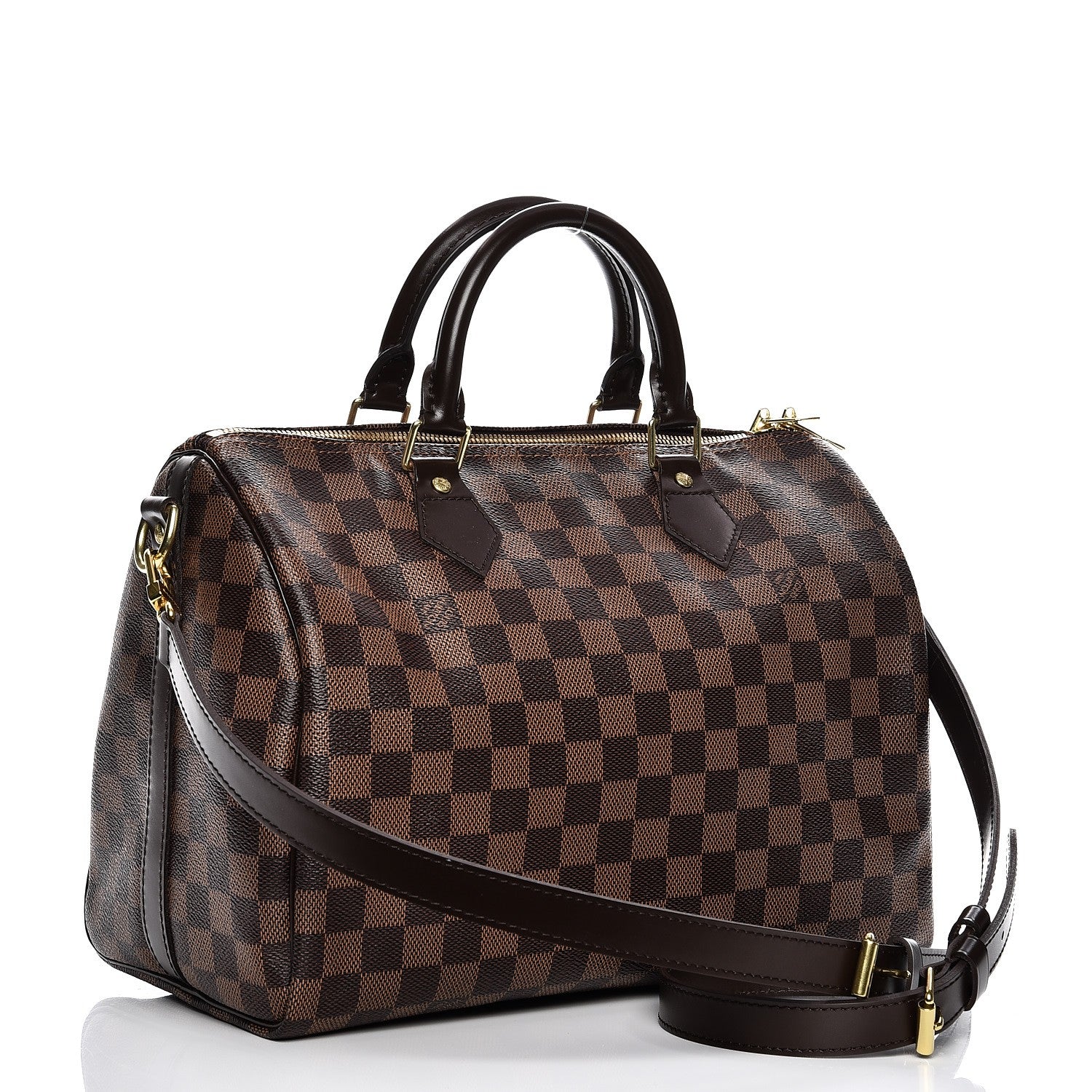 Louis Vuitton Damier Ebene Speedy Bandouliere 30 4 of 9