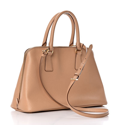 Prada Saffiano Lux Medium Promenade Tote Noisette 3 of 19